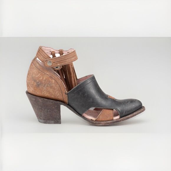 Miss Macie Women's Mercy Me 5" Pointed Toe Bootie - Brown/Black SZ 6.5 NWOB - Picture 11 of 12